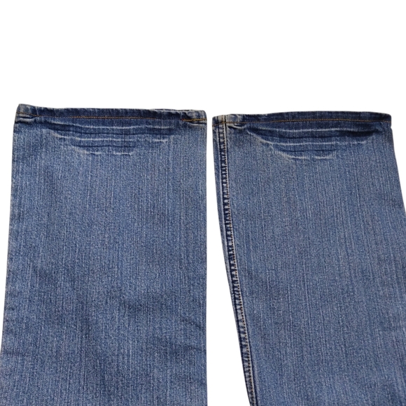 Levi Strauss Signature Stretch Low Rise Bootcut Denim Blue Jeans Women's Size 16 - Picture 7 of 12